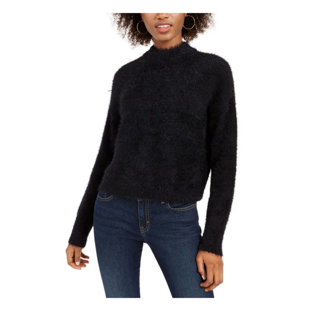 SUN+ MOON Womens Black Long Sleeve Turtle Neck Sweater XS